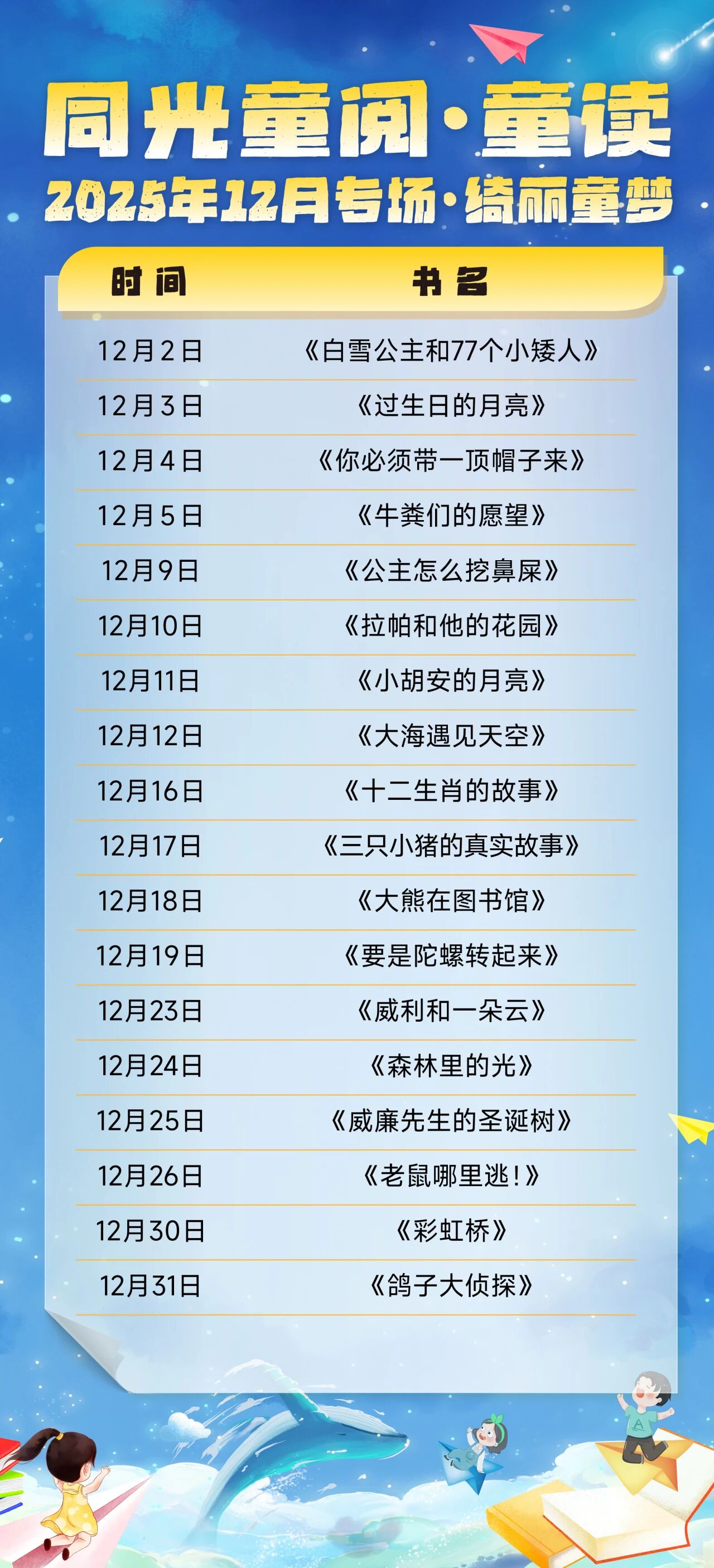 同光童阅・童读 | 绮丽童梦,在冬日里种下闪光的未来